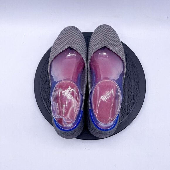 Rothy’s The Flat Women Birdseye Pebble Grey Slip On Round Toe Shoe Size 6.5 - Picture 9 of 10